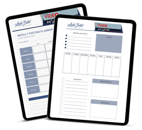 Mockup of Bonus #2 showing a video show checklist included in the Your Own Video Show program